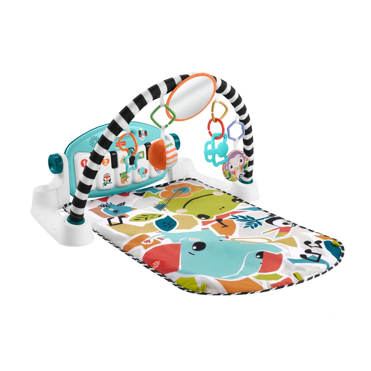 Glow and Grow Kick & Play Piano Gym, Blue - Fisher-Price HRB13