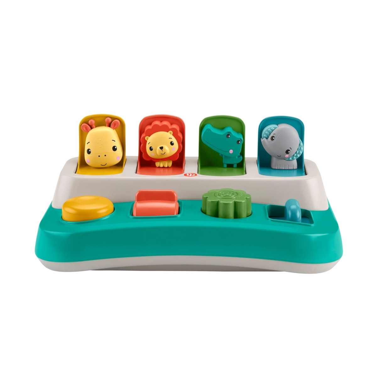 Picture of Fisher-Price HLM54 Fisher-Price Busy Buddies Pop-Up Infant Fine Motor Toy