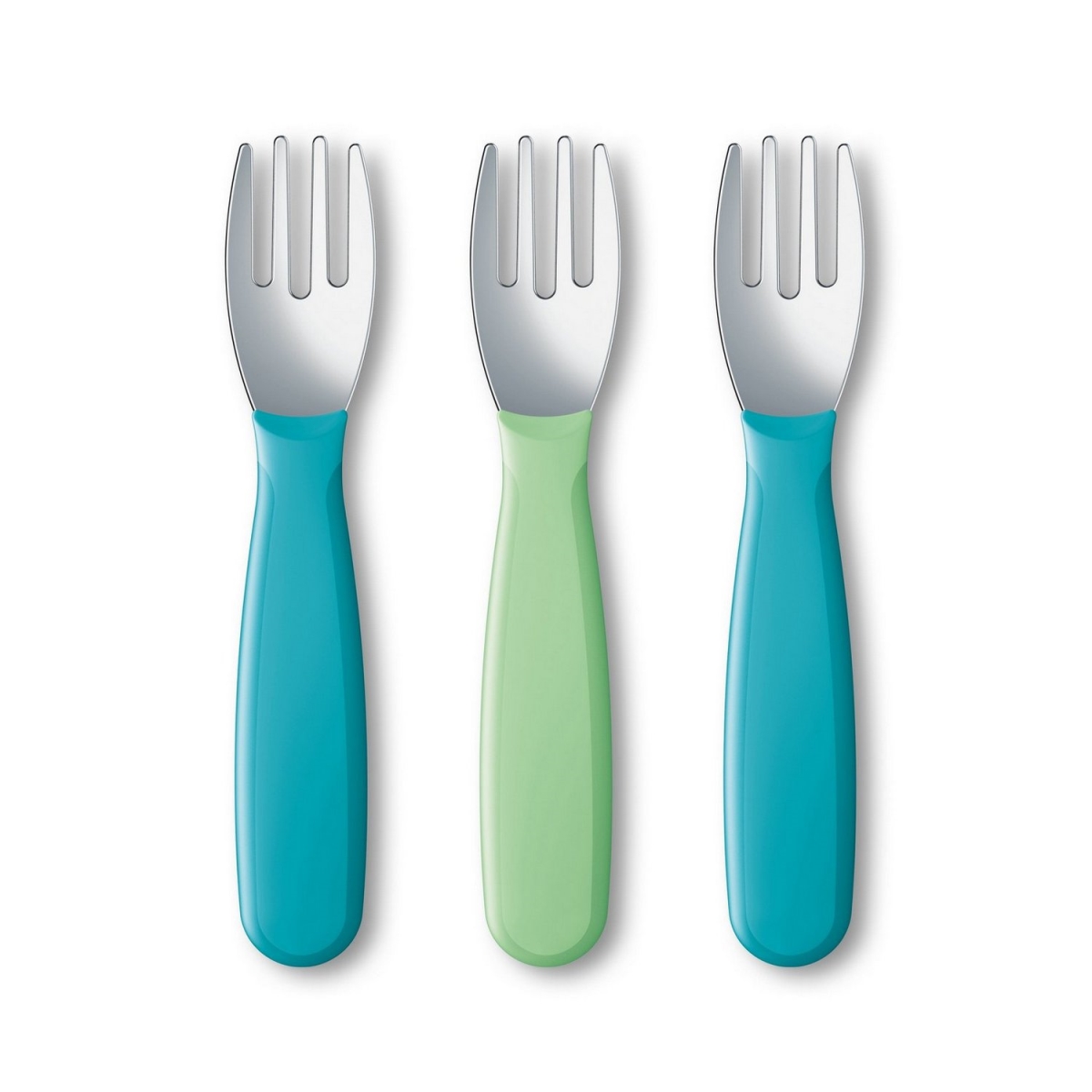 2165108  Kiddy Cutlery Forks, 18M+, 3 Pack