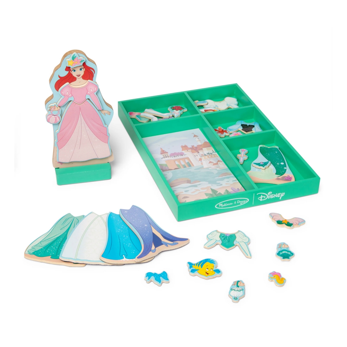 51290  Disney Magnetic Dress Up Ariel Playset