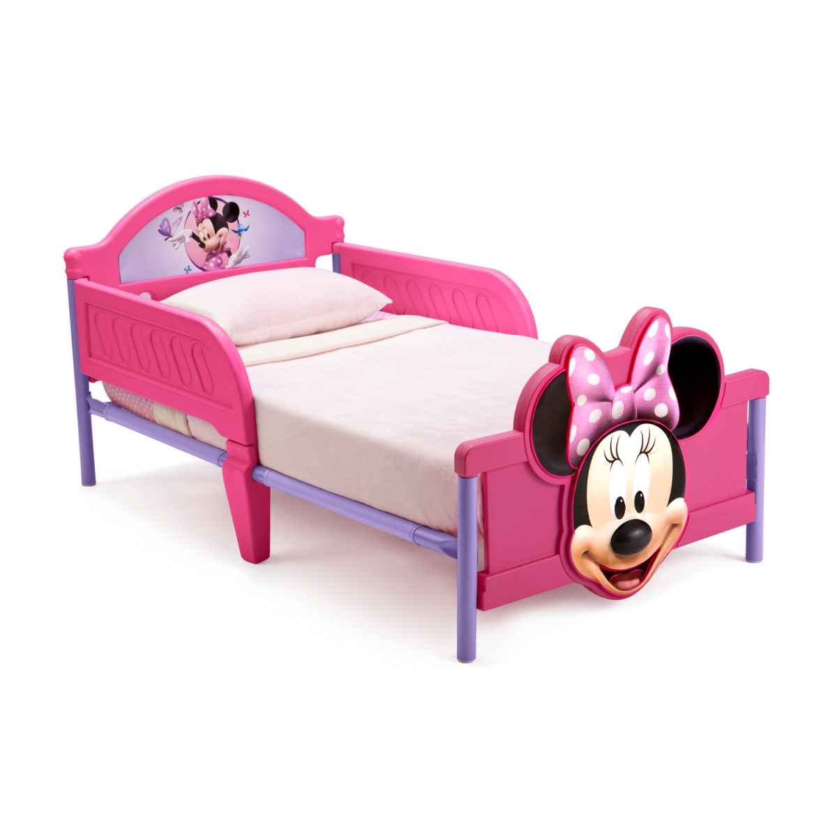 BB87188MN-1058 Minnie Mouse Plastic 3D Toddler Bed