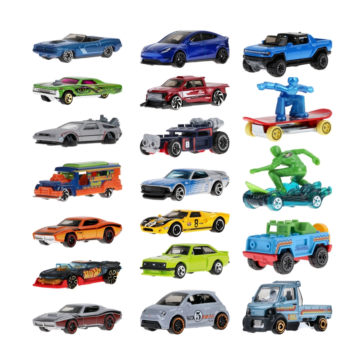 L2593-CASE Hot Wheels US Basic Car Assortment -72 Pack