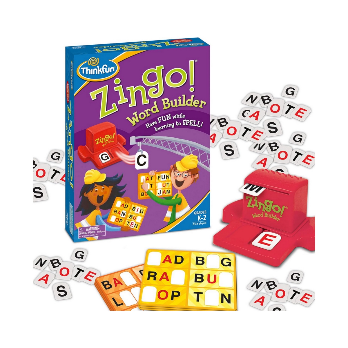 44007706 ThinkFun Zingo! Word Builder Game