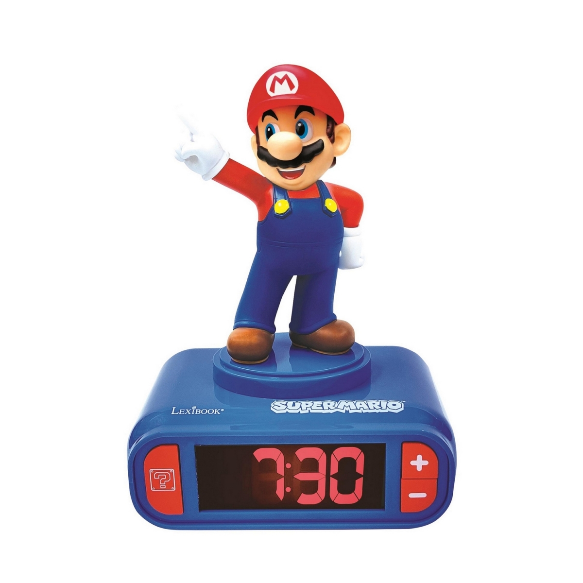 Lexibook RL800NI Lexibook Super Mario Digital Alarm Clock with 3D Night Light