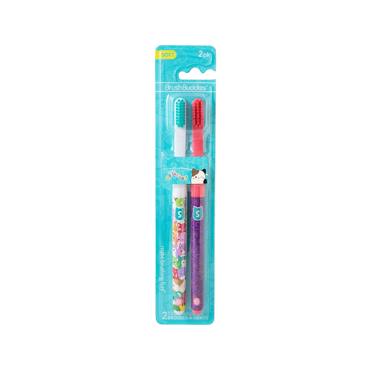 32738  Squishmallows Toothbrush, 2 pack