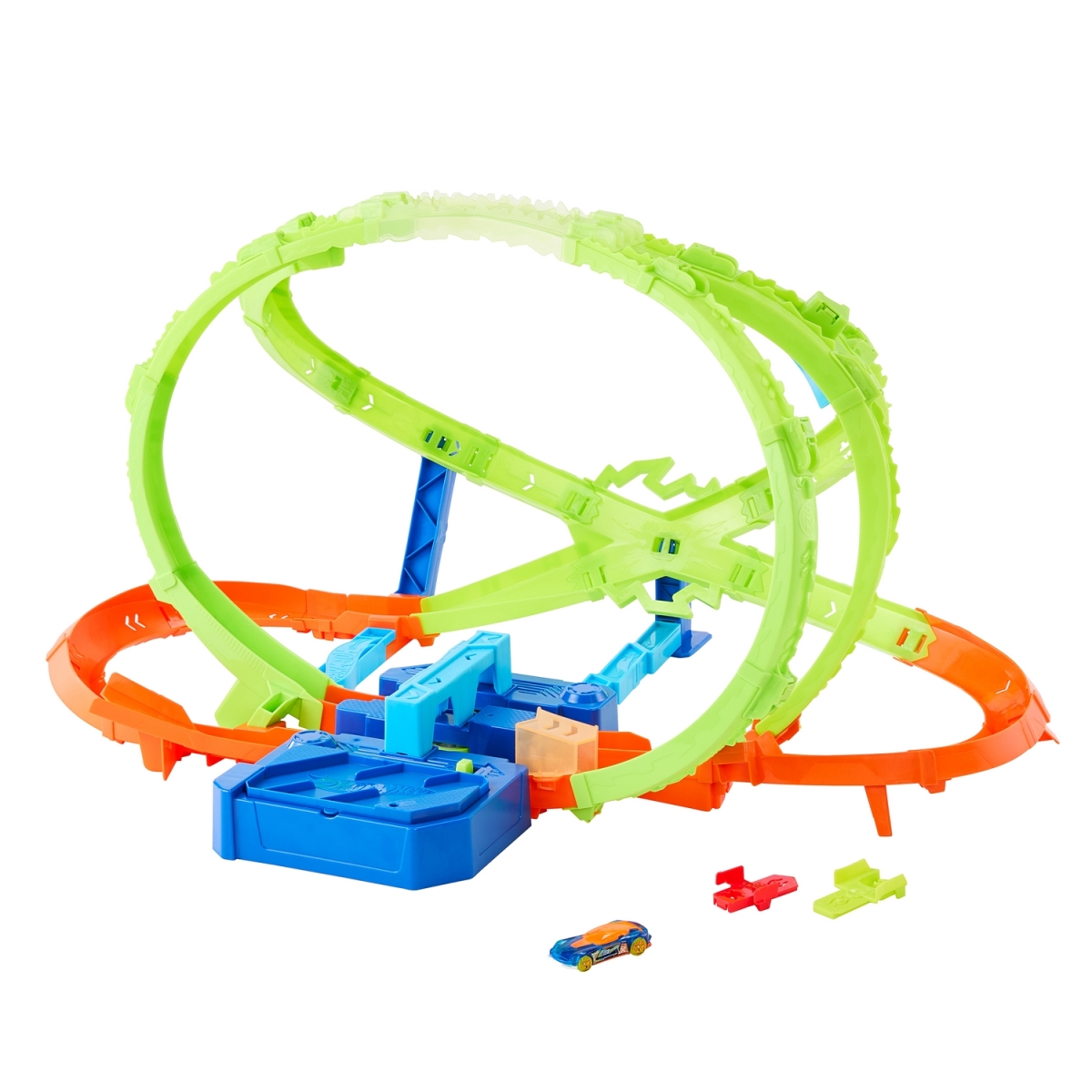 JTC74 Hot Wheels Stunt Tracks Hypersphere Crash Track Set