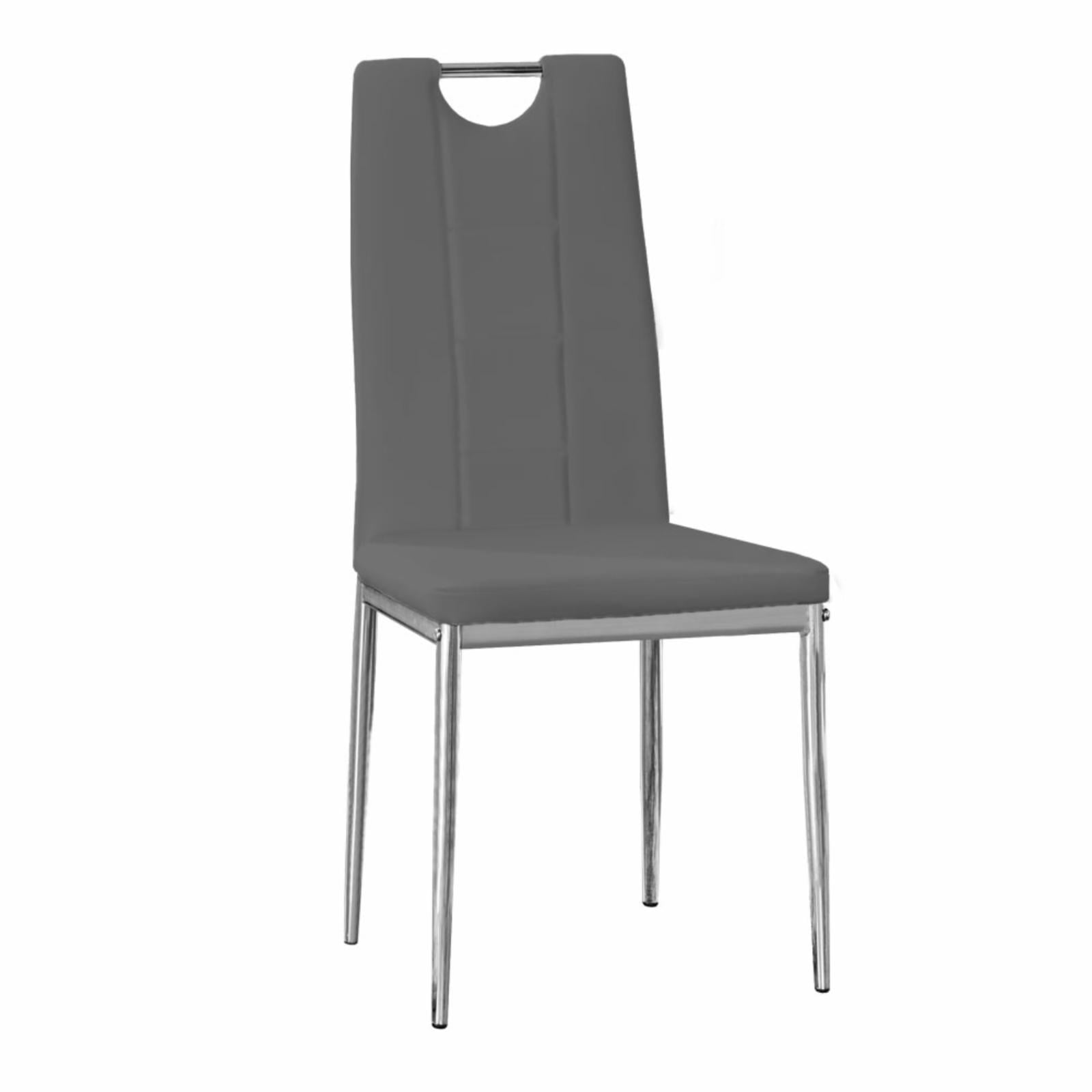 Beverly Upholstered Side Chairs, Grey - Set of 2