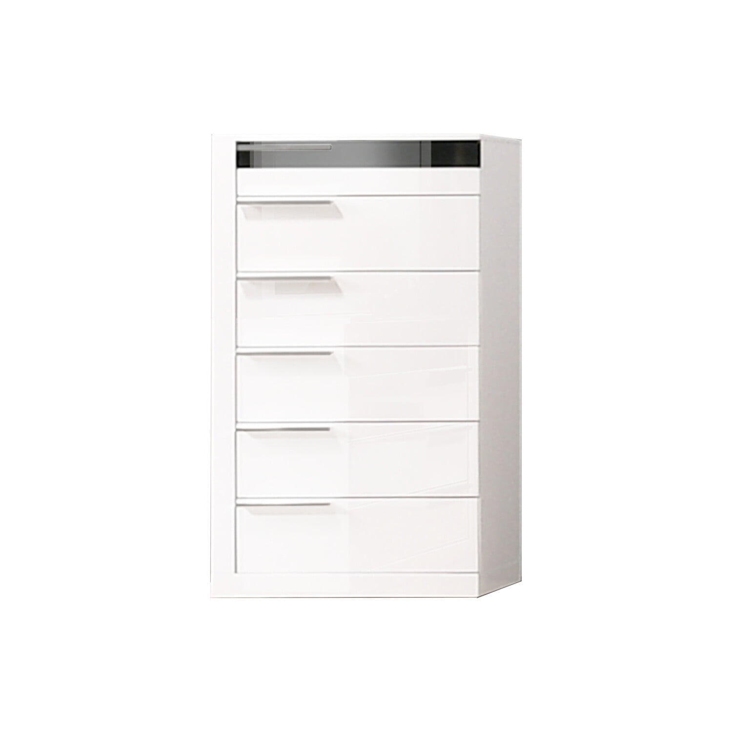 Bahamas Black & White 6 Drawer Chest