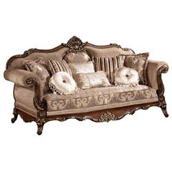MC1428 Sofa Only Cynthia Traditional Living Room Sofa, Hazelnut