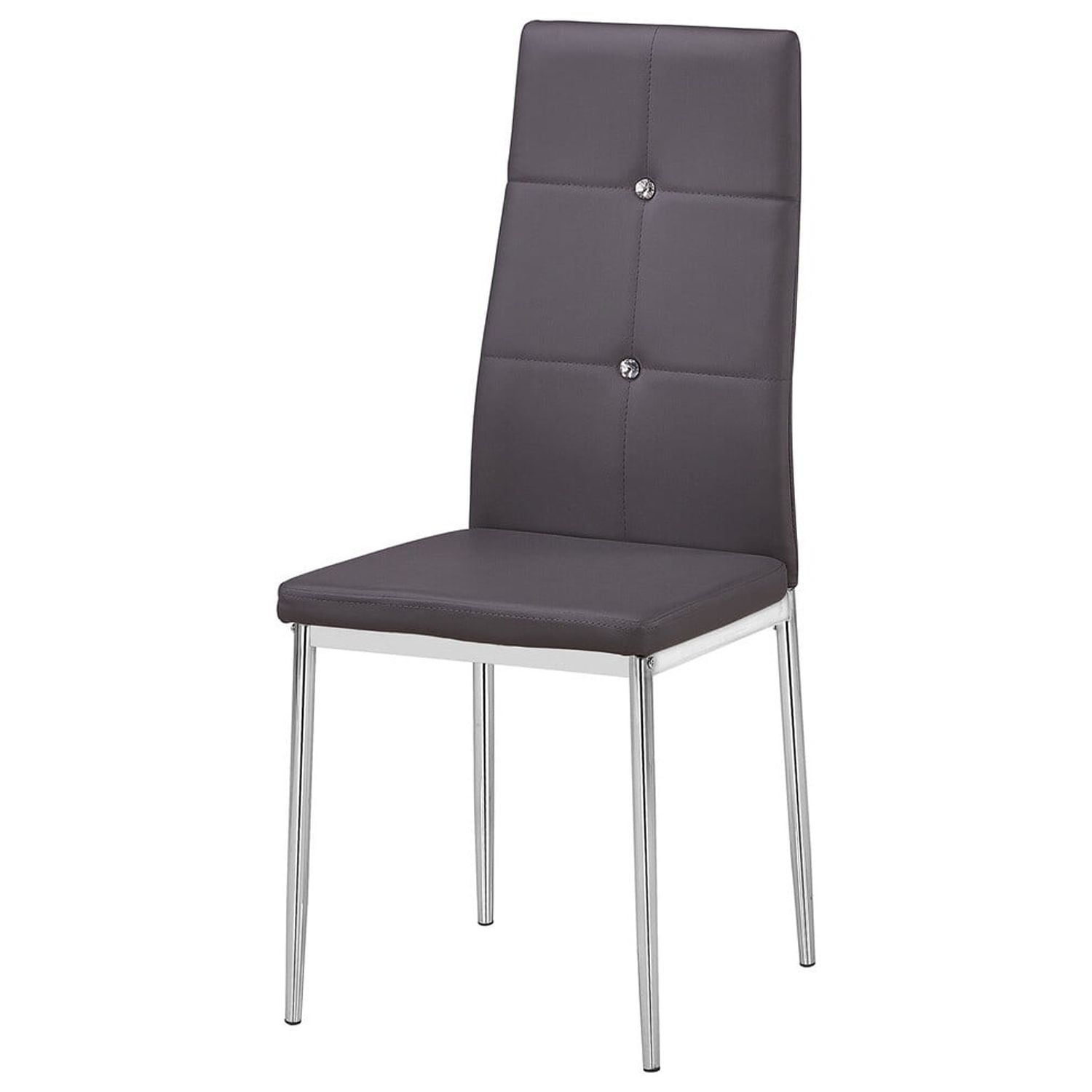 Picture of Best Master Furniture T246 Grey Trina Modern Living Side Chairs, Grey - Ste of 2