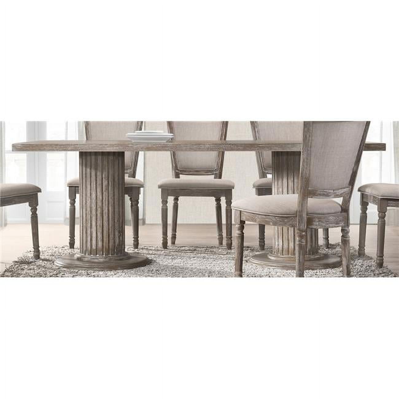Picture of Best Master Furniture Jessica Rectangular Table Jessica Vintage Grey Rectangular Dinette Table