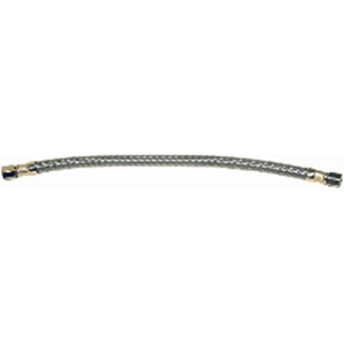 Stainless Steel Ice Maker Connector, 0.25 x 0.25 x 84 in.