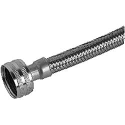 Stainless Steel Washing Machine Connector - 0.75 x 0.75 x 72 in.