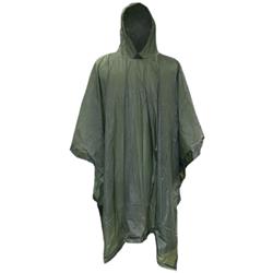 Picture of Boss 60 Green Adult Vinyl Rain Poncho with Side-Snaps