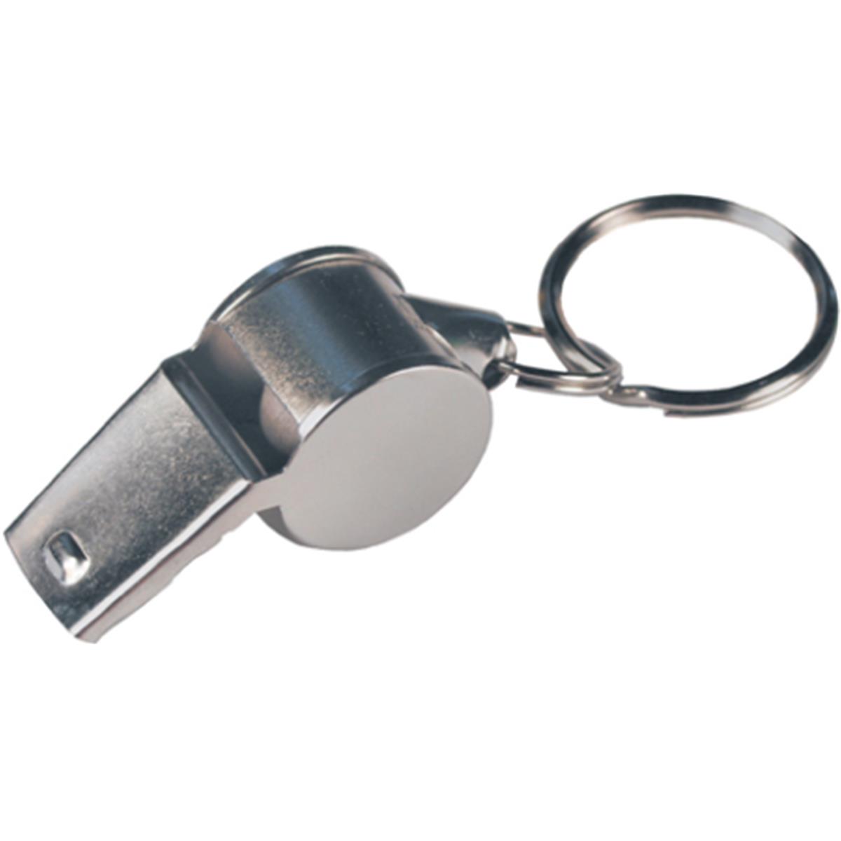 701316 Key Ring Whistle, Nickel Plated