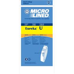 Picture of Esso ER-1491 Eureka U Microlined Vacuum Bags, Pack of 3