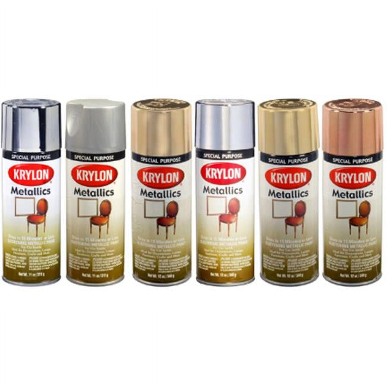 Spray Paint, Copper Metallic, Metallic, Solvent, 11 oz