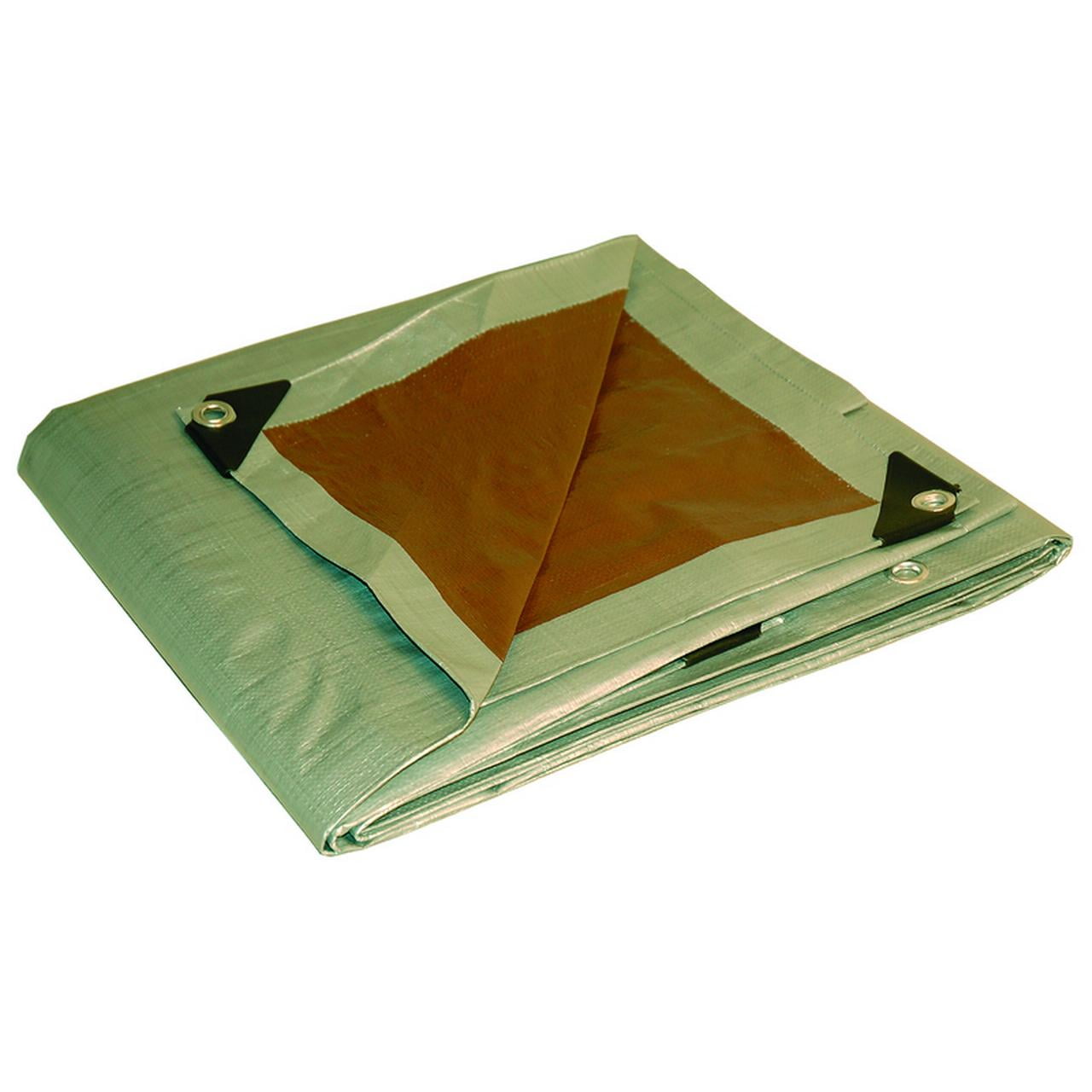 12 x 20 ft. Reversible Tarp, Silver & Brown