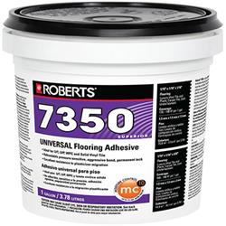 QEP 7350-1 1 gal Universal Flooring Adhesive, Off White