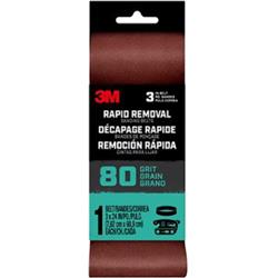 3M Rapid Removal 3 x 21"ch Power Sanding Belt, 36 grit, Belt3x211pk36, 1 pk, 10/case | For Boats | by West Marine