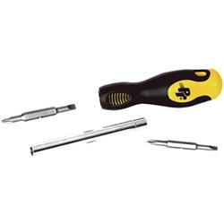 Performance Tool 20152 6-in-1 Screwdriver With Comfort Grip Handle