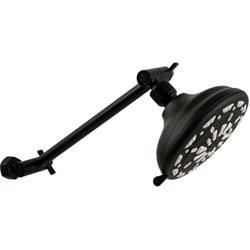Picture of Waxman Consumer Products 8335003A Serene 3 Position Adjustable Shower Head with Extension Arm, Matte Black