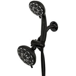 Picture of Waxman Consumer Products 8336523 3 to 6 Position Shower Combo&#44; Matte Black
