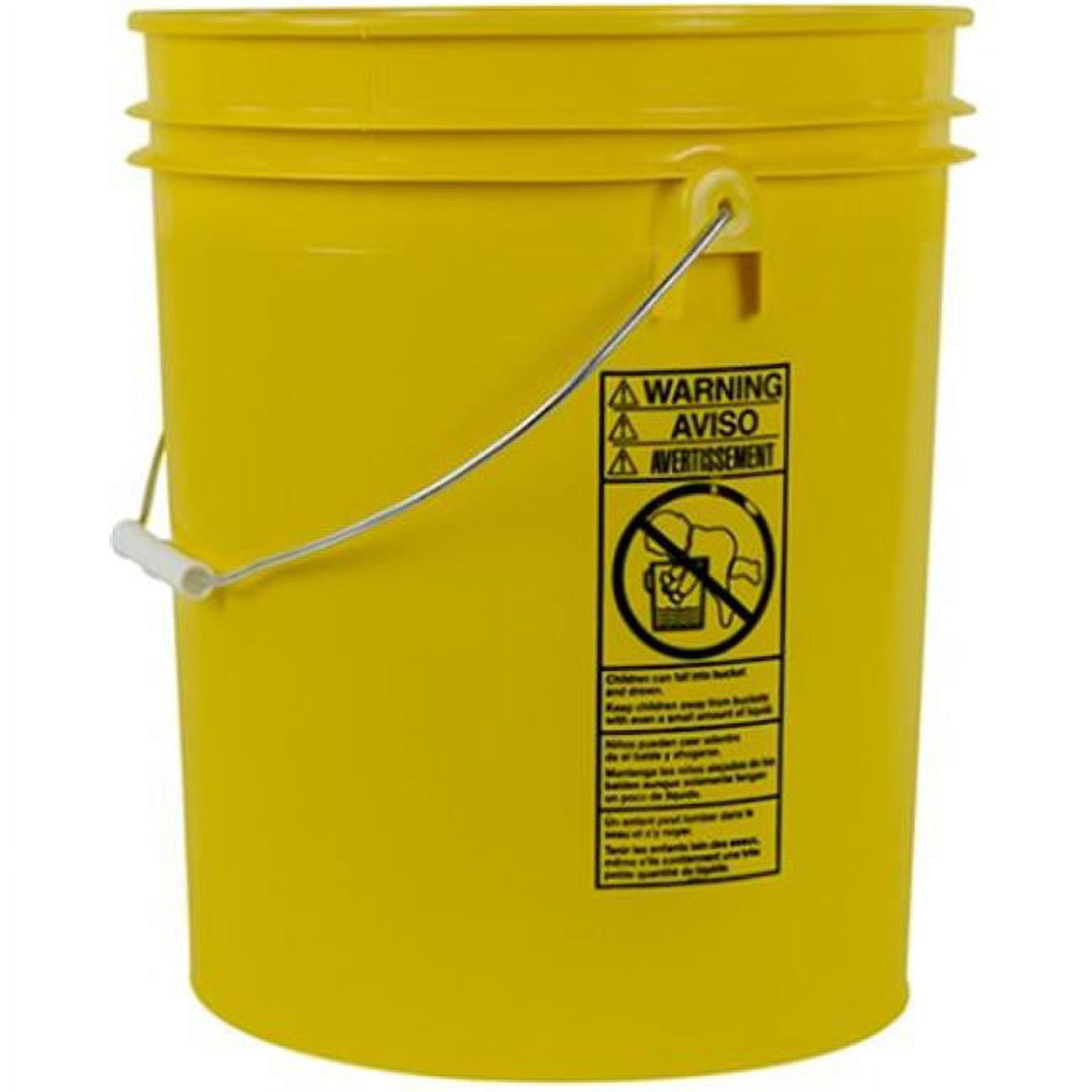 Picture of Berry Plastics 575-YE40 5 gal Valu Utility Pail&#44; Yellow