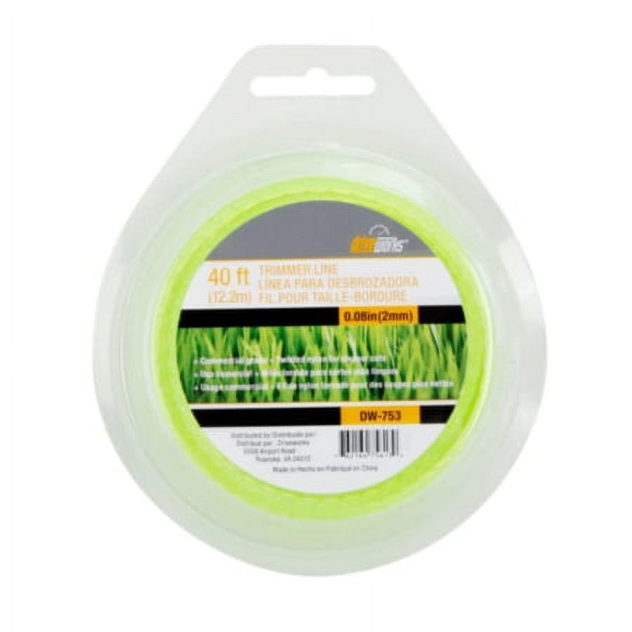 0.080 in. Premium Twisted Trimmer Line - 40 ft.