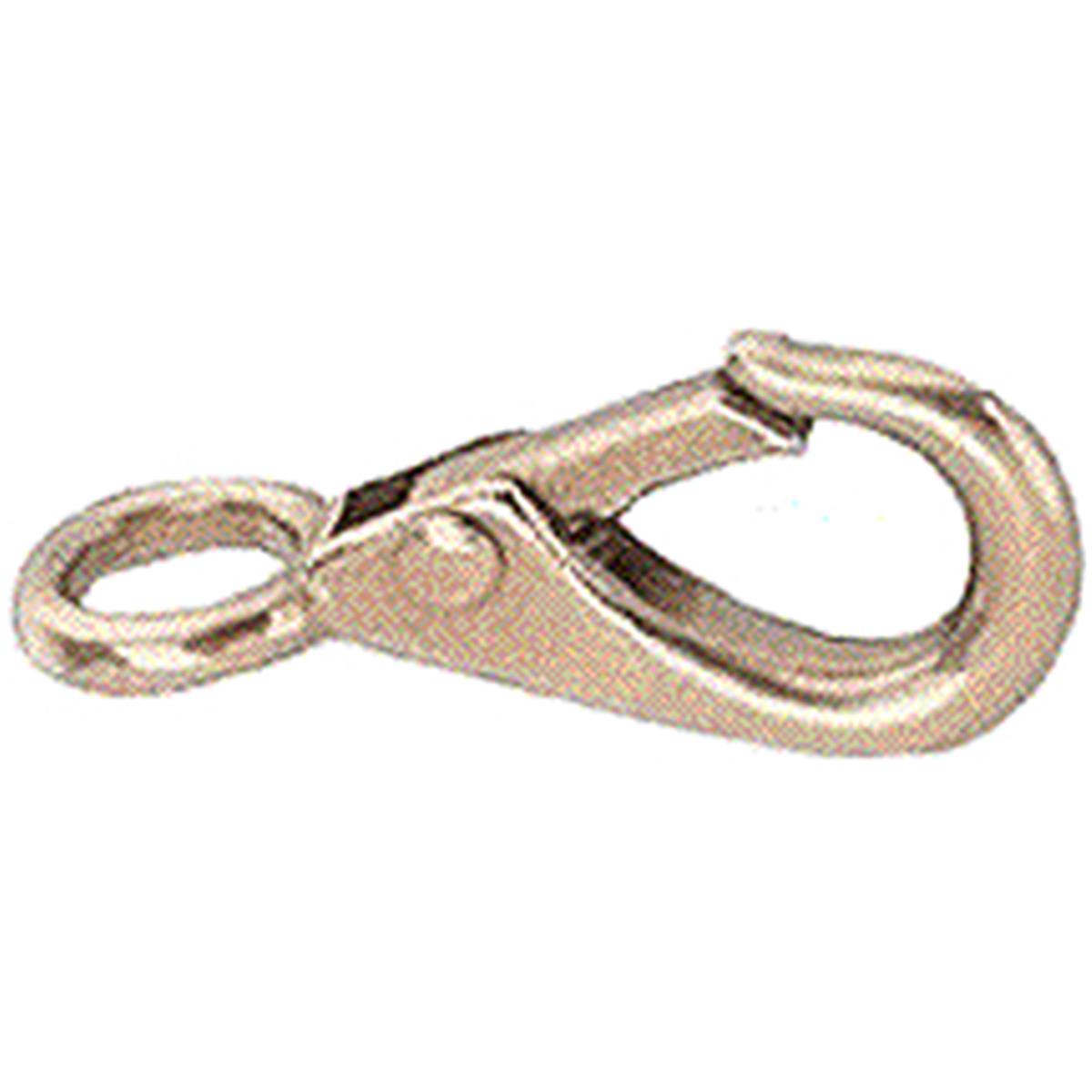 0.63 in. Stainless Steel Rigid Round Eye Quick Snap