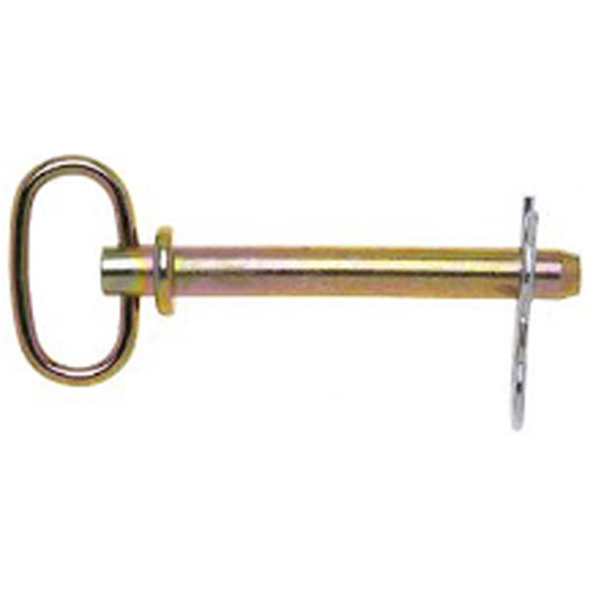 0.88 x 4.25 in. Hitch Pin with Clip, Zinc