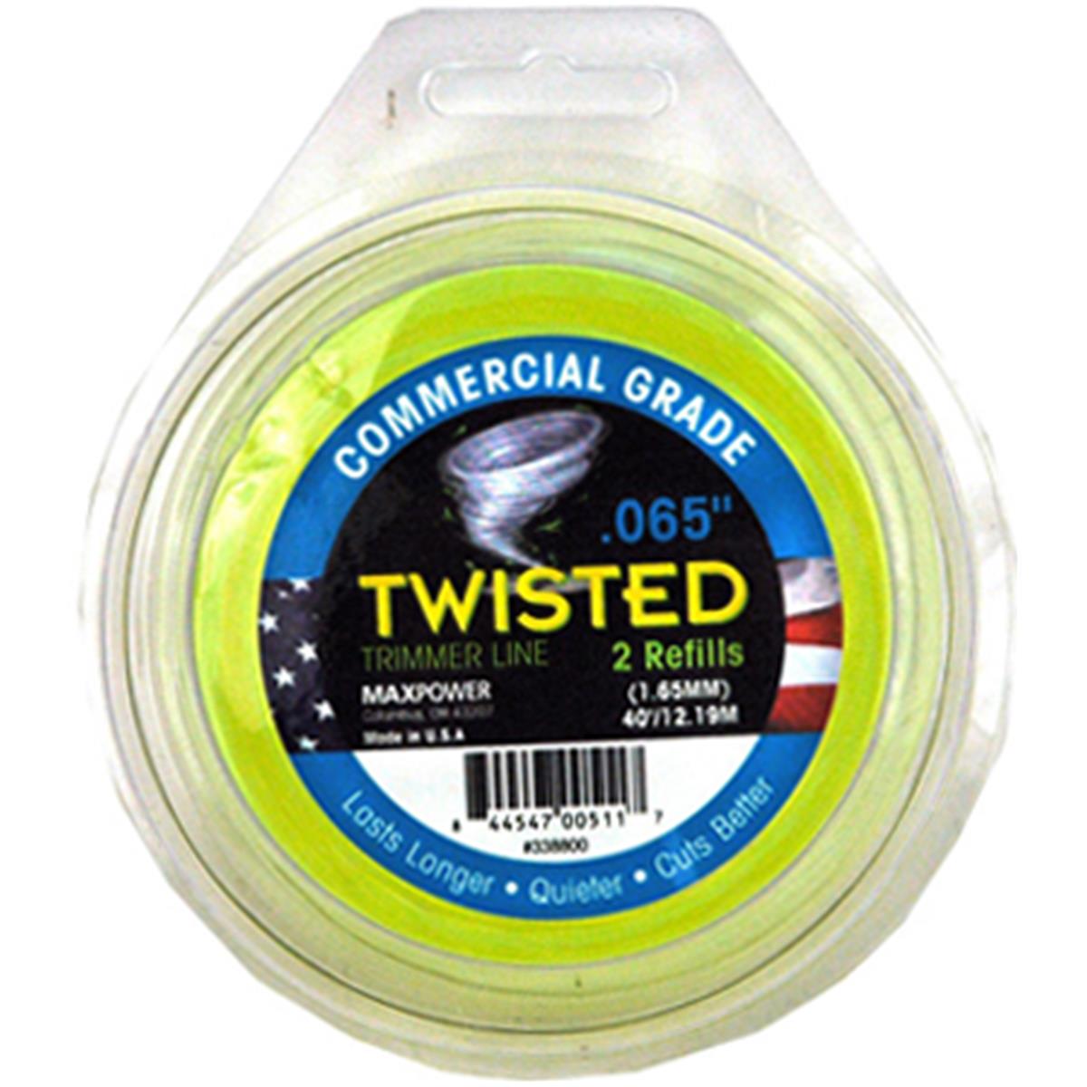 0.095 in. Premium Twisted Trimmer Line - 40 ft.