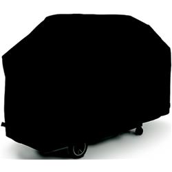 65 in. Weather Resistant PVC Grill Cover, Black