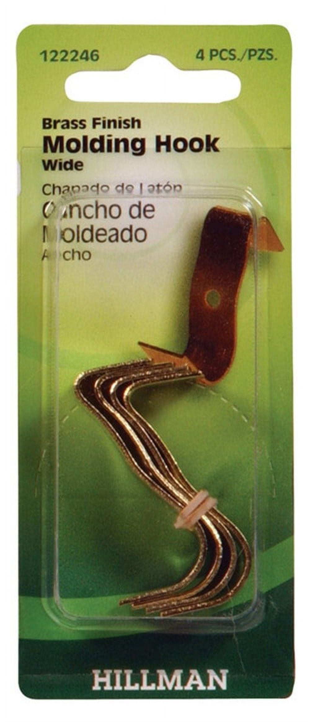 Wide Moulding Picture Hooks - Pack of 10 - 4 Count