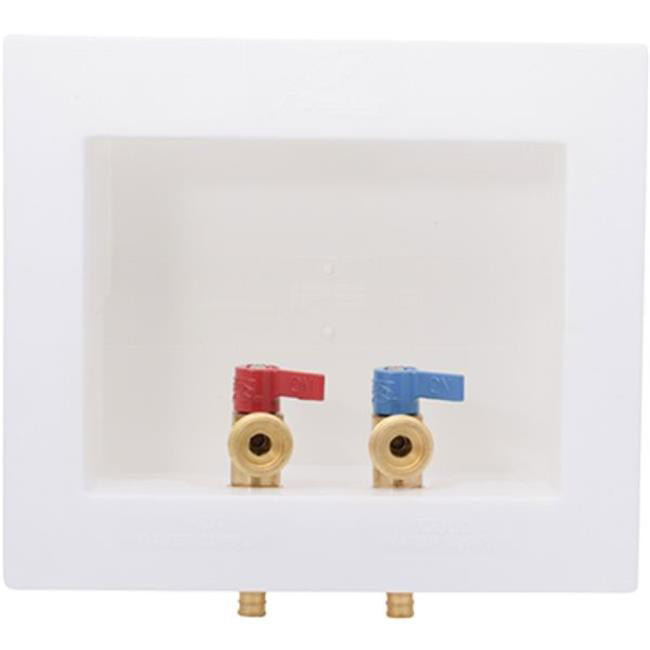 Reliance Worldwide 25739 0.5 in. Pex Washing Machine Outlet Box