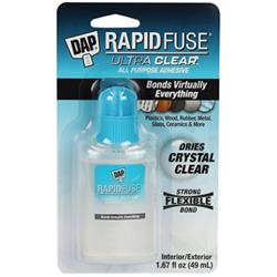 DAP Products  1.67 oz RapidFuse Ultra Clear All-Purpose Adhesive