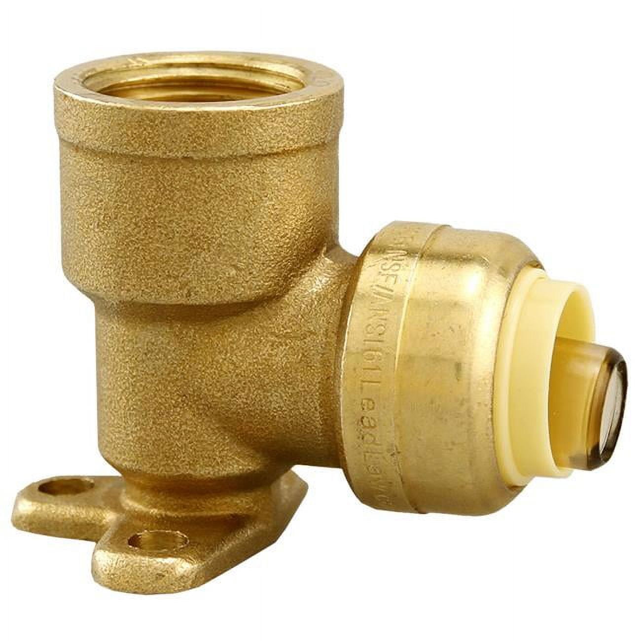 0.5 x 0.5 in. Push Fittings Drop Ear Elbow