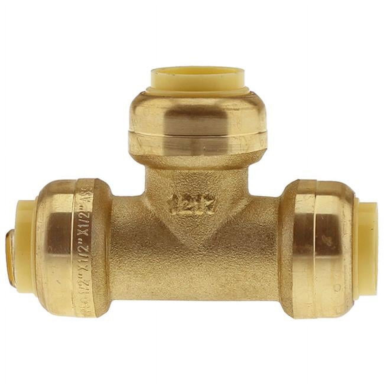 0.75 x 0.75 x 0.5 in. Push Fit Fittings CTS Tee
