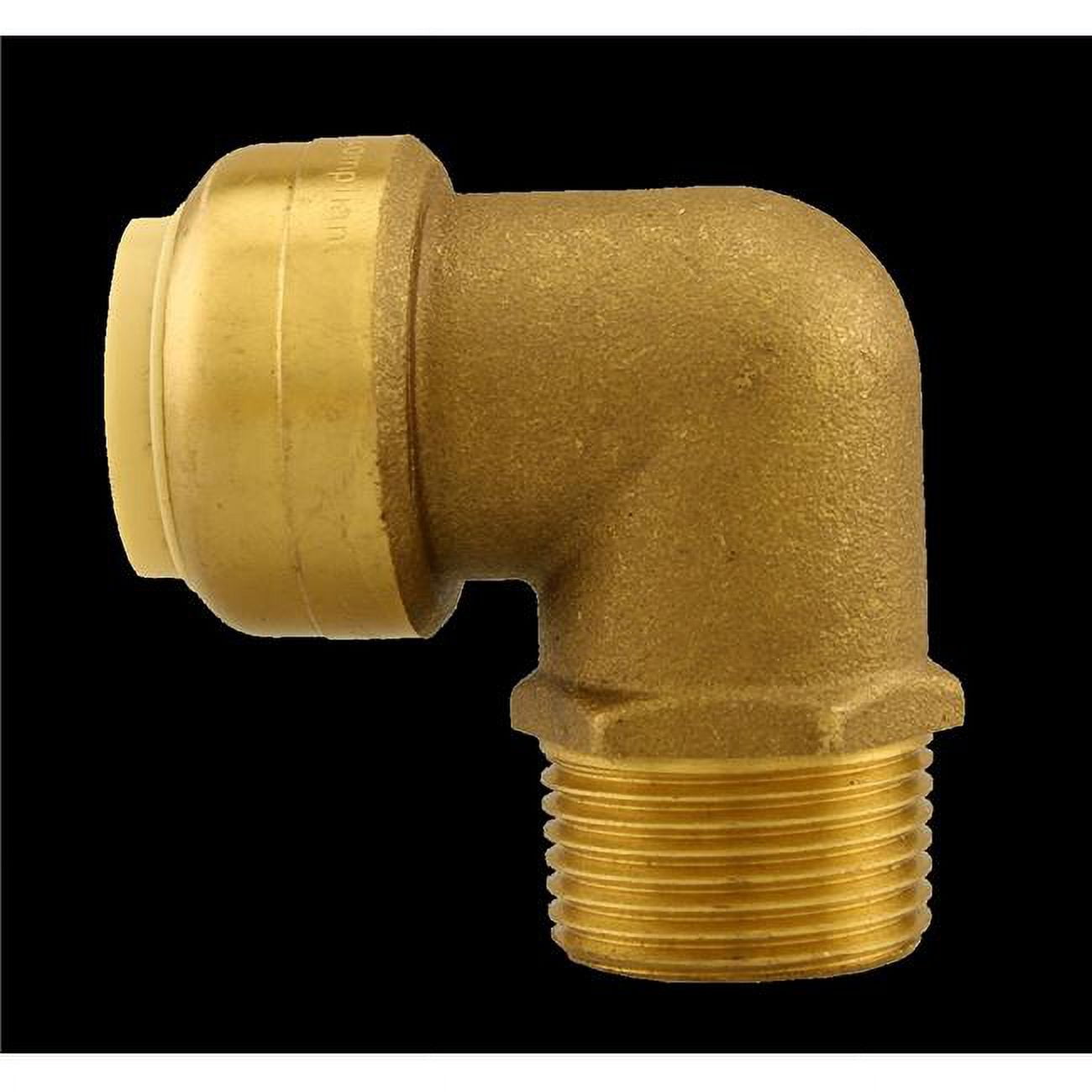0.5 x 0.5 in. MPT Push Fittings 90 deg Elbow