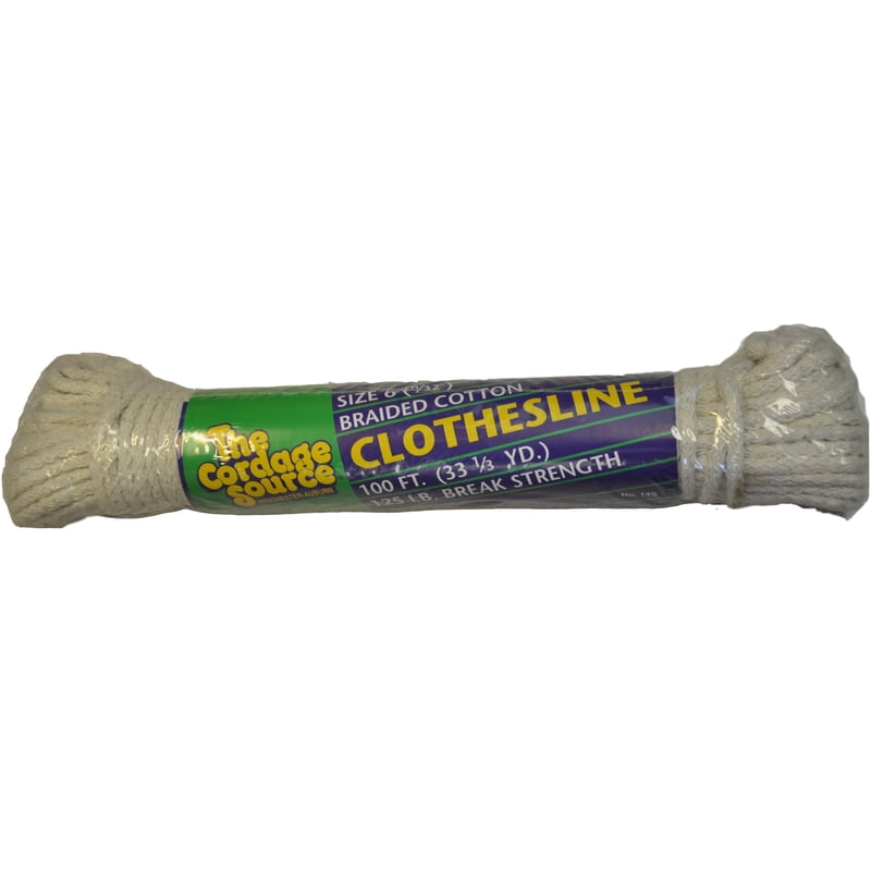 Picture of Cordage Source 14S-WA-0014S 6 in. x 100 ft. Cotton Clothesline Cord