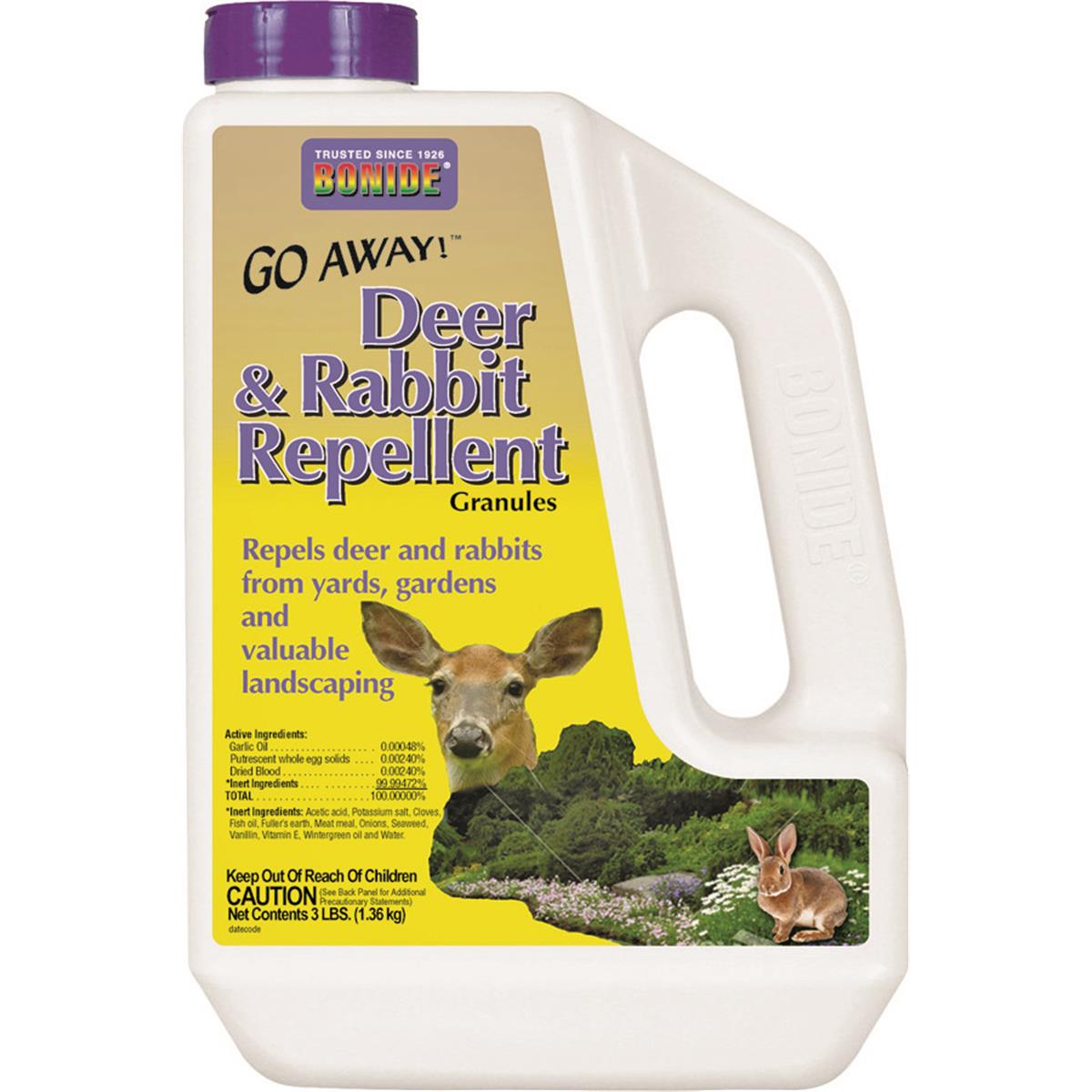 Picture of Bonide Products 227 3 lbs Deer & Rabbit Repellent Granules Jug