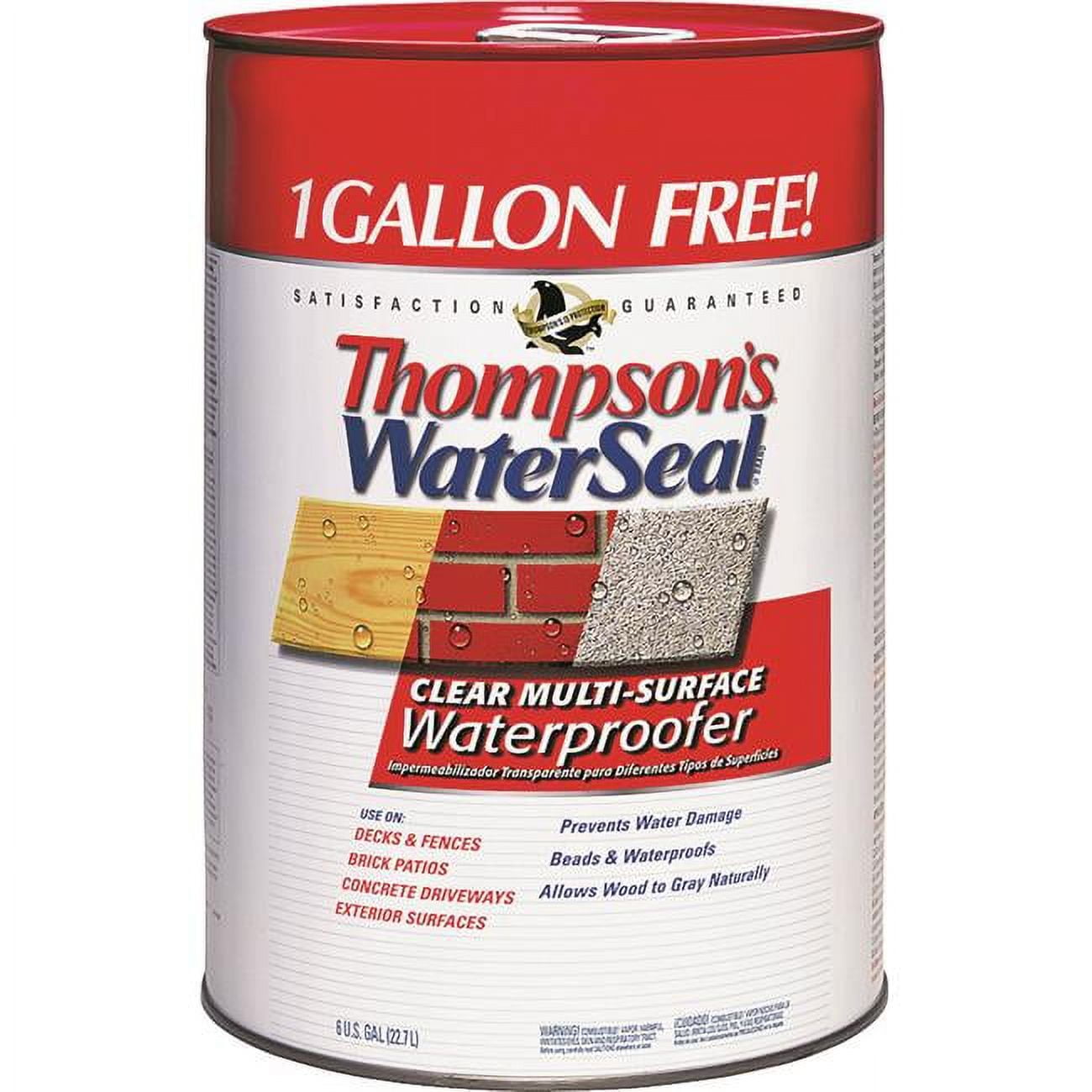 Picture of Thompson & Formby 24106 6 gal WaterSeal Multi Surface Waterproofer&#44; Clear