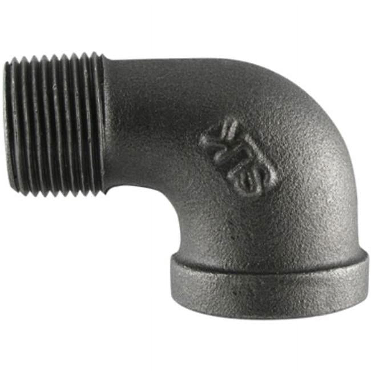 1 in. 90 Deg Street Elbow, Black