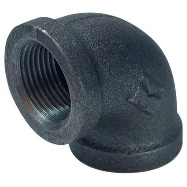 312 E90-34 0.75 in. 90 Deg Elbow, Black