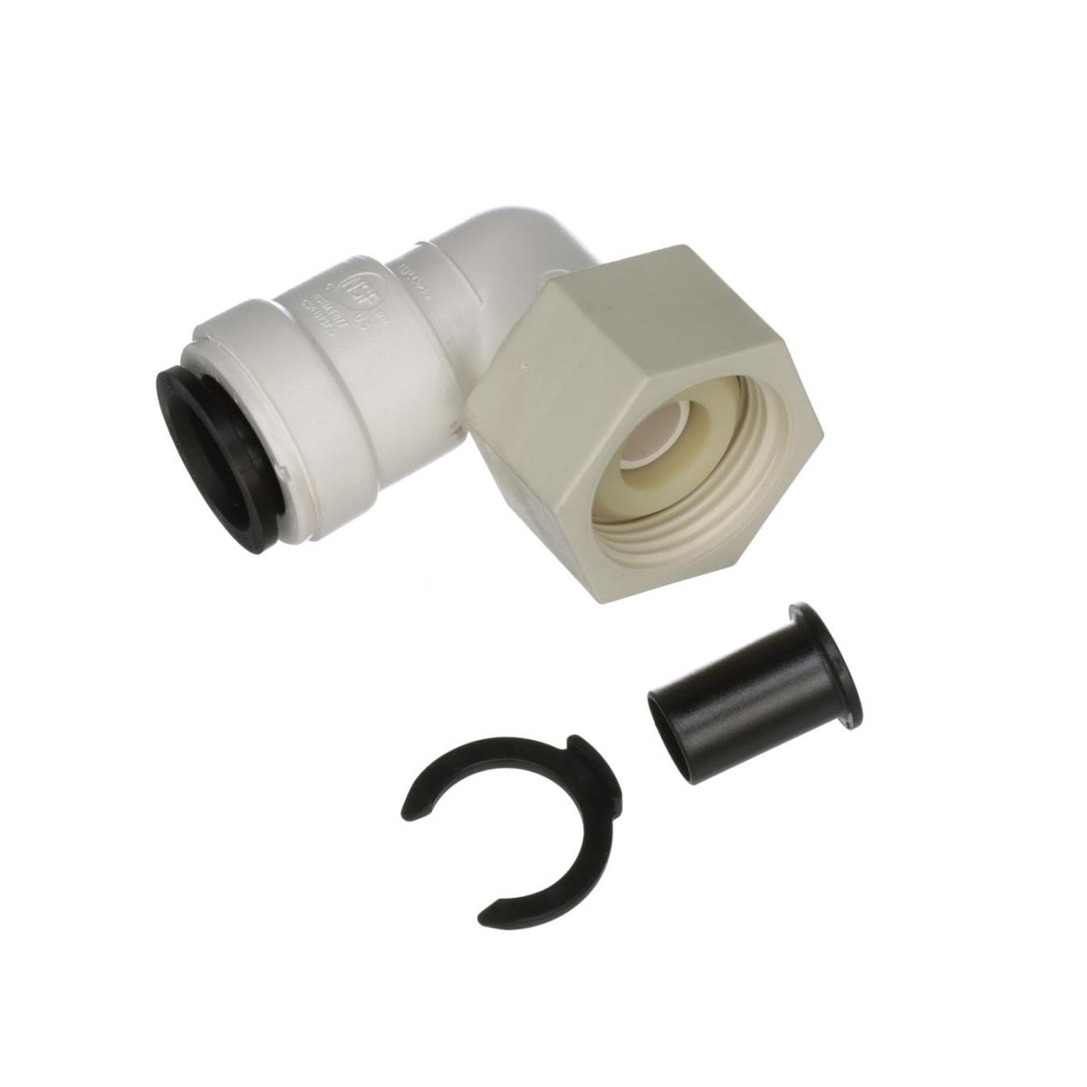 3520-1012 0.5 x 0.75 in. Quick Connect Swivel Elbow