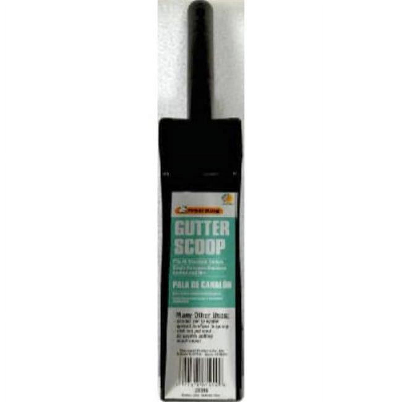 2.5 in. Plastic Gutter Scoop, Black