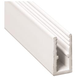 PL14166 0.3125 x 94 in. Back Room Aluminum Window Frame, White
