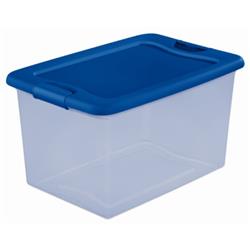 Picture of Sterilite 14974570 64 qt. Latching Storage Box&#44; Blue