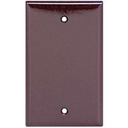 Picture of Cooper Wiring 2129B-BOX 1 Gang Standard Blank Wall Plate, Brown