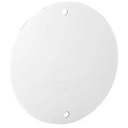 Picture of Hubbell Raco 5374-1 4 in. Box Mount Round Blank Cover&#44; White - Pack of 4